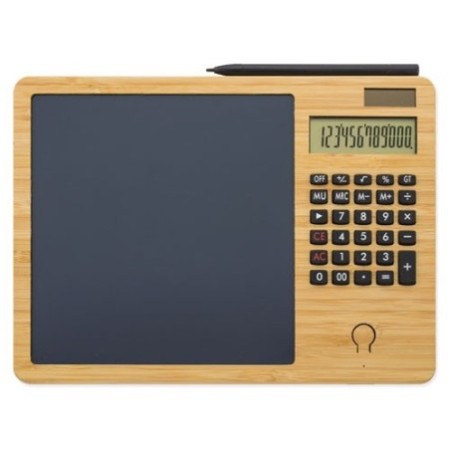 CALCULADORA BAMBU COM ECRAN AUTOMATICO "GLASGOW"