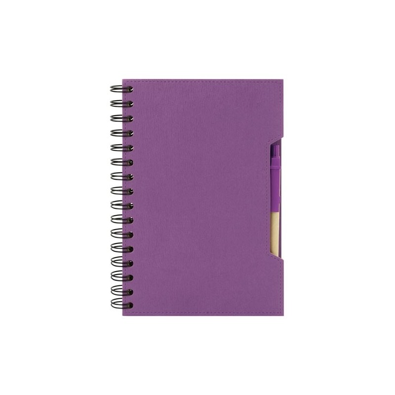 CADERNO A5 COM CANETA ECO "GREEN LIFE"