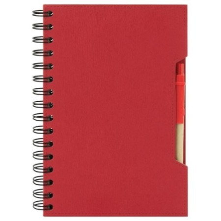 CADERNO A5 COM CANETA ECO "GREEN LIFE"