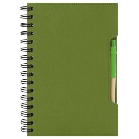 CADERNO A5 COM CANETA ECO "GREEN LIFE"