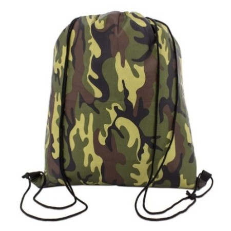 BOLSA MOCHILA POLIESTER camuflado