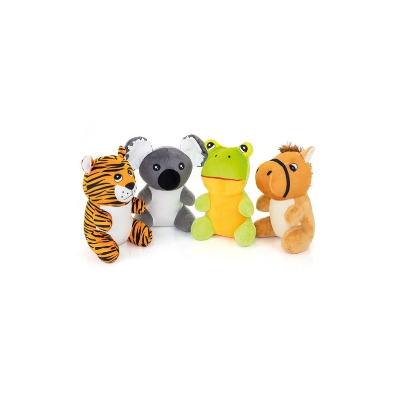 SET 4 PELUCHES "HAPPY ZOO"