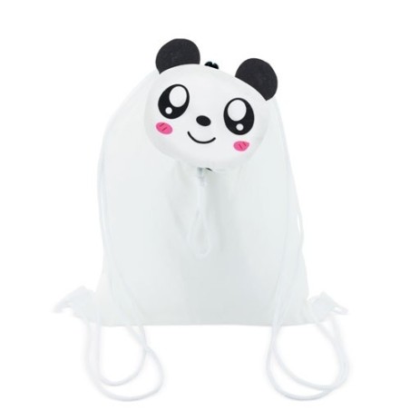 MOCHILA DOBRÁVEL URSO PANDA